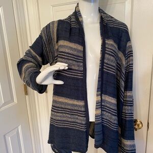 Ralph Lauren Blue and Brown Knit Sweater NWT size L/XL